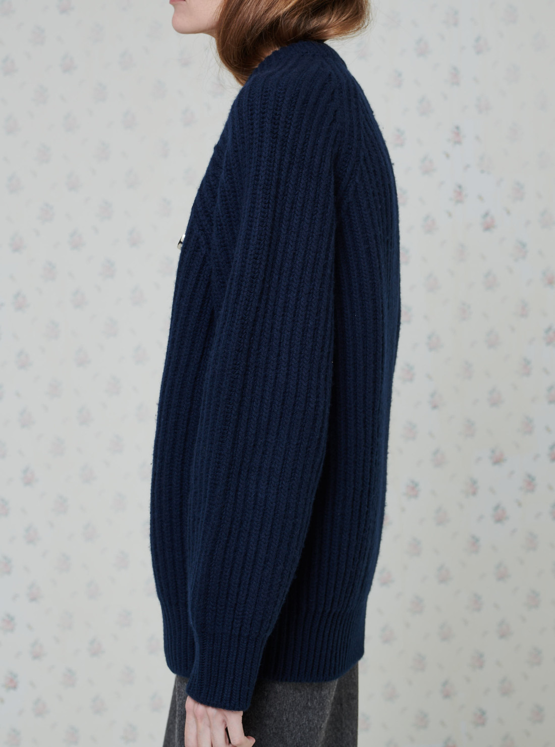 Wool and cashmere crew-neck sweater