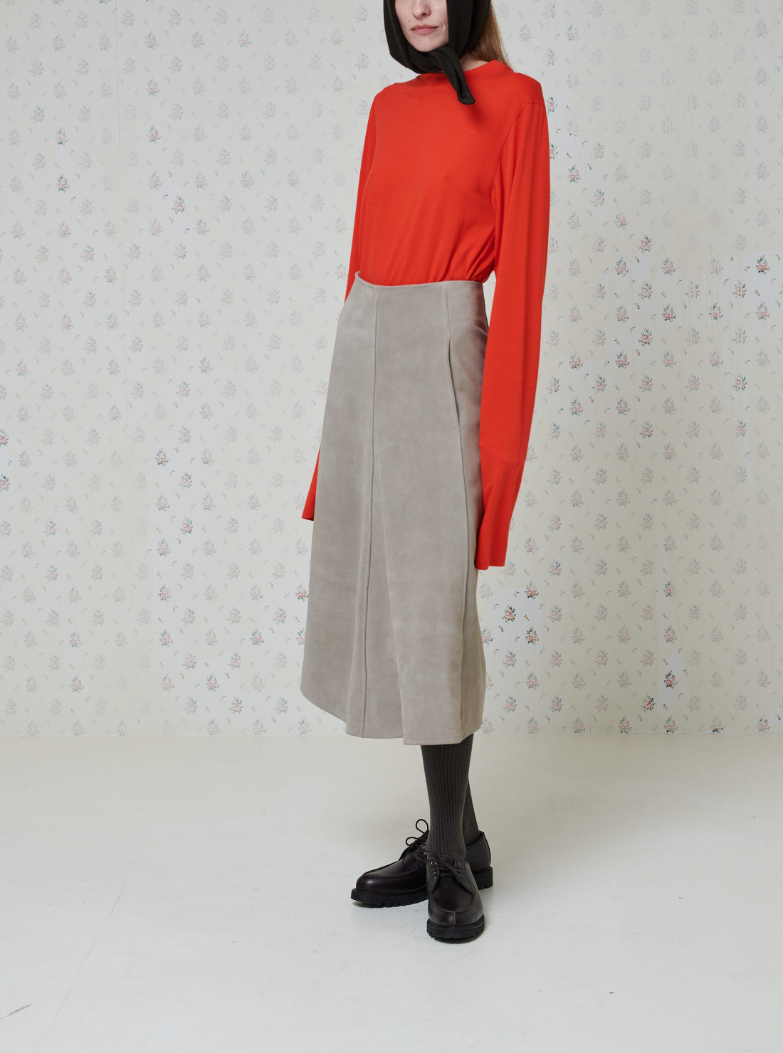Jupe en suede
