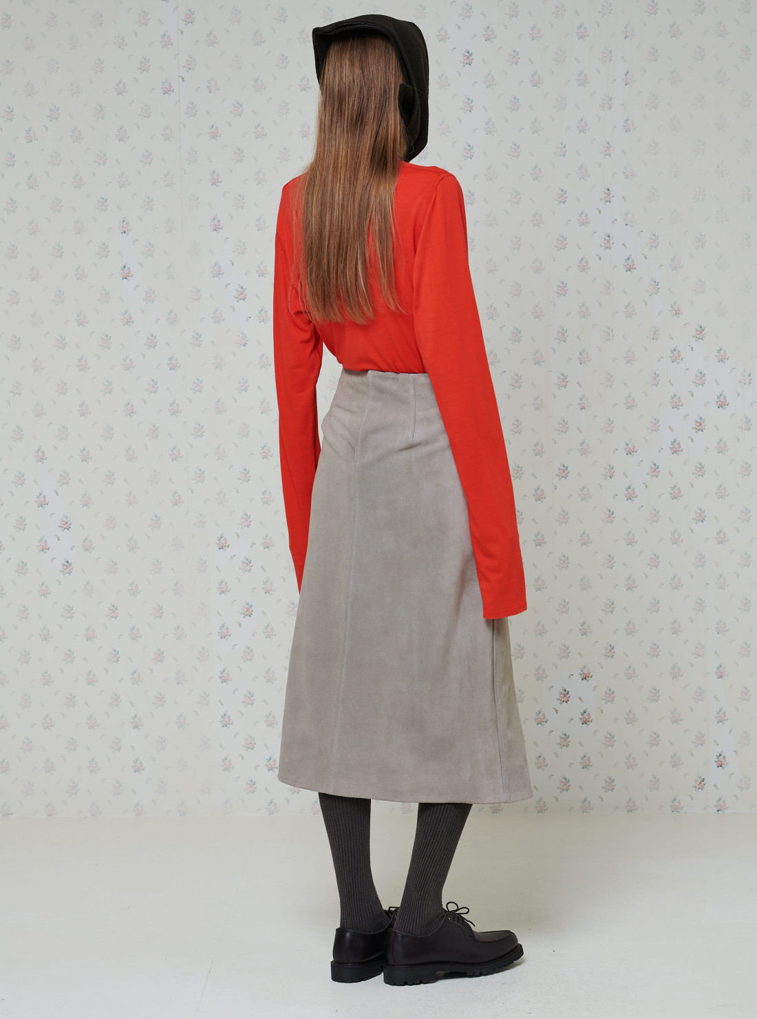 Jupe en suede