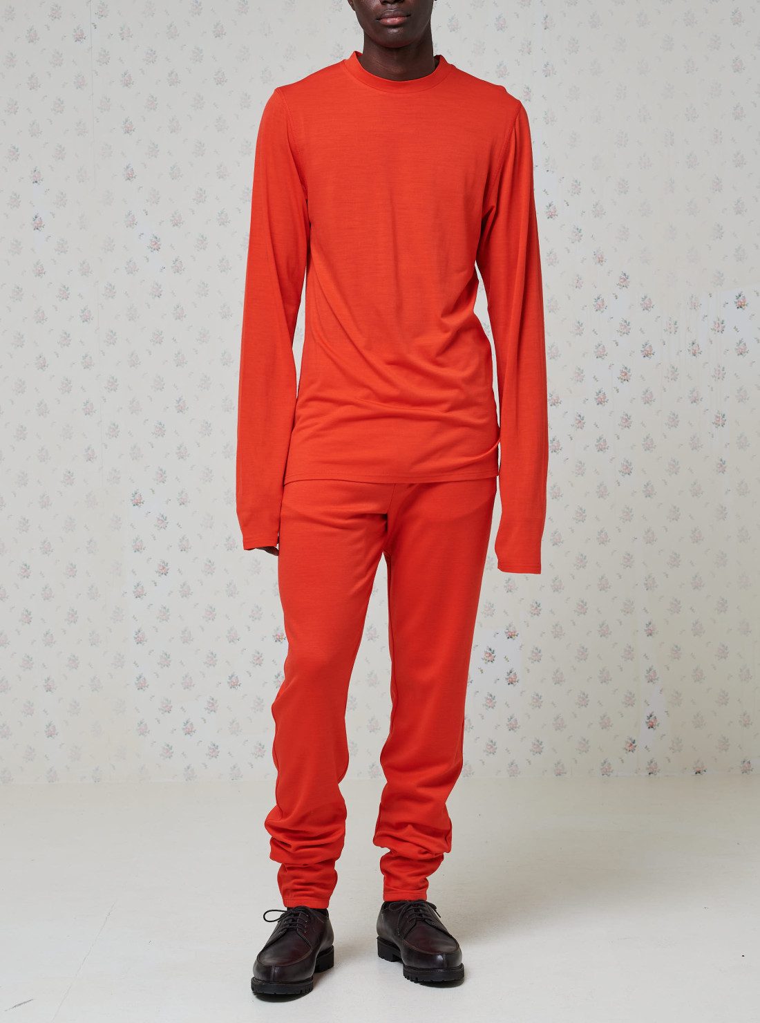 T-shirt roundneck jersey wool