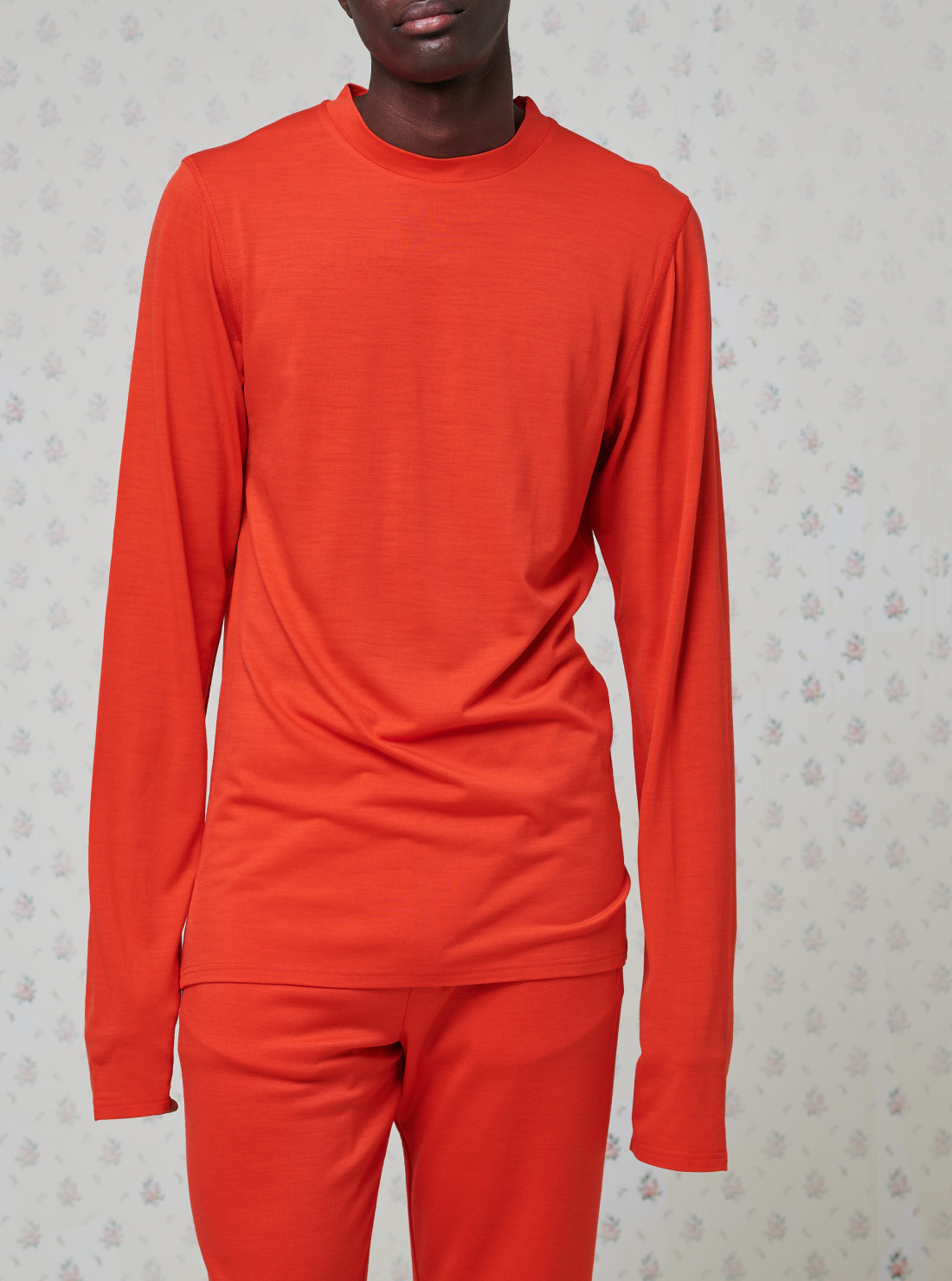 T-shirt roundneck jersey wool