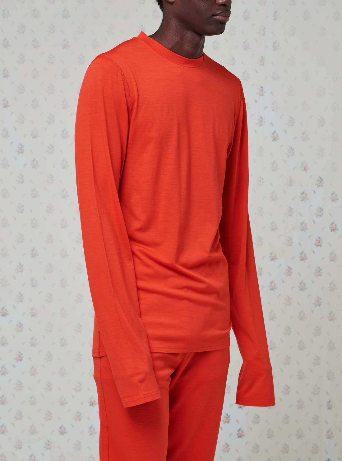 T-shirt roundneck jersey wool