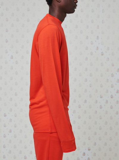 T-shirt roundneck jersey wool 2