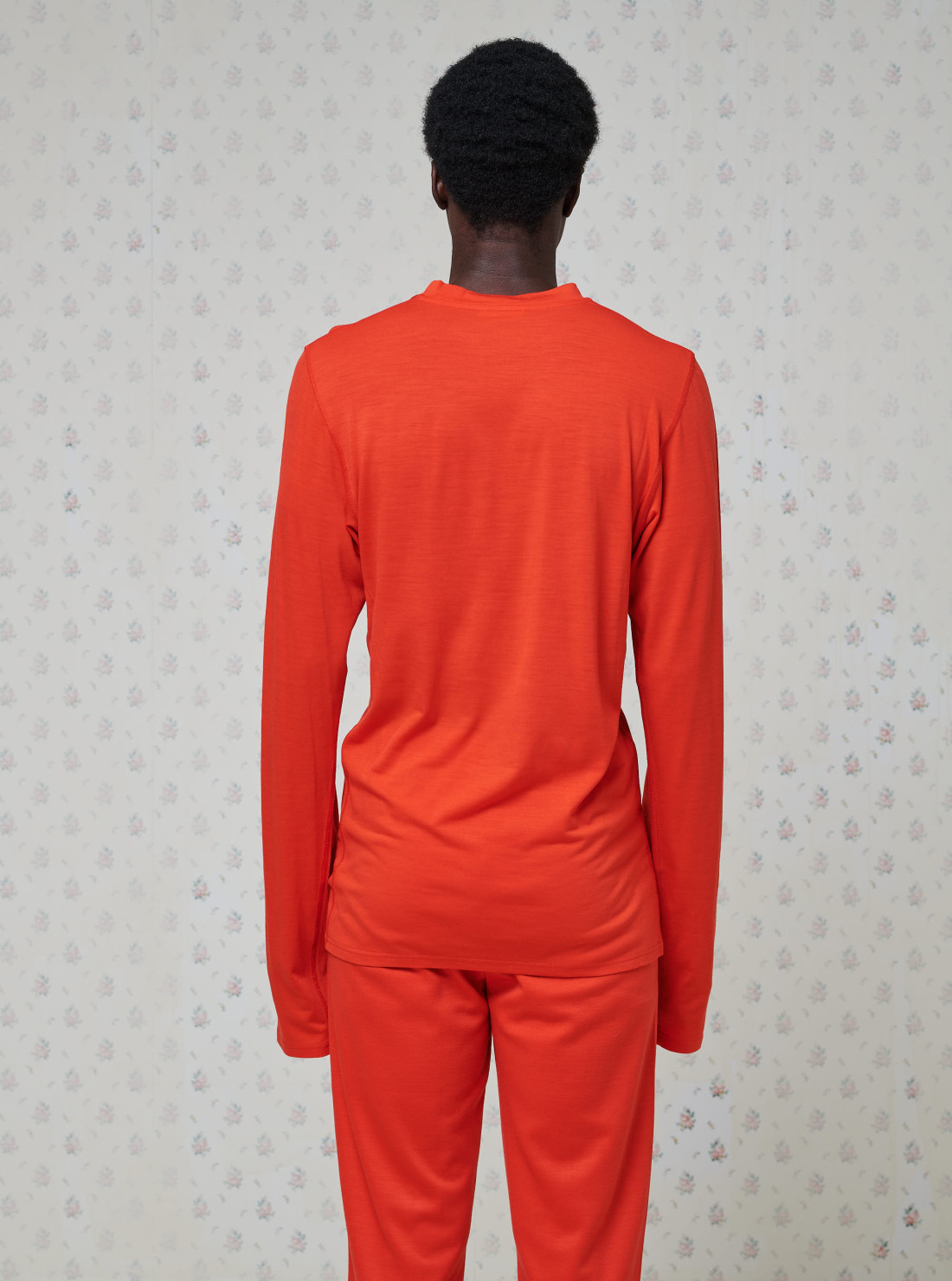 T-shirt roundneck jersey wool