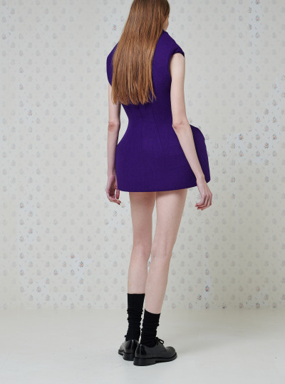 Sculptured Mini Dress 2