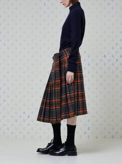 Jupe suspendue en tartan 2