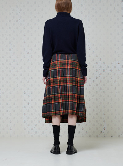 Jupe suspendue en tartan 2