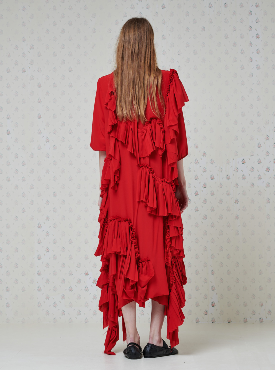 Robe à volants