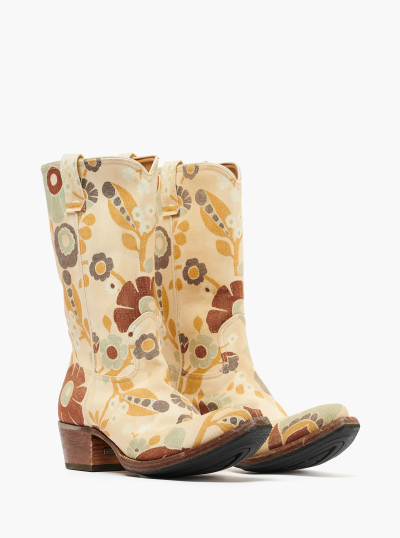 Bottes en tissu imprimé 2