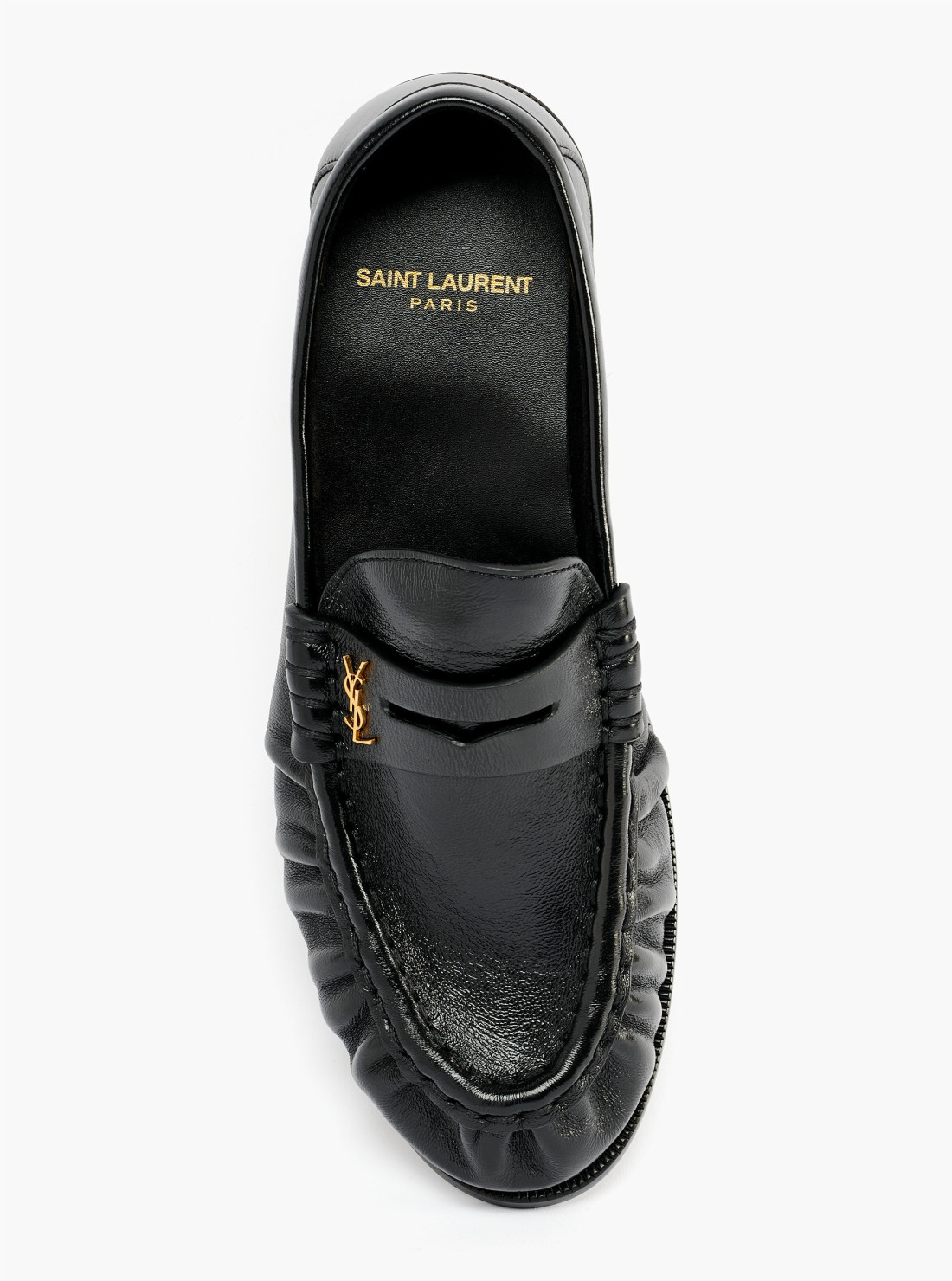 Le loafer supple in shiny leather