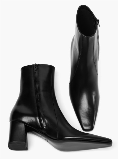 Rainer Bottines En Cuir Lisse 2