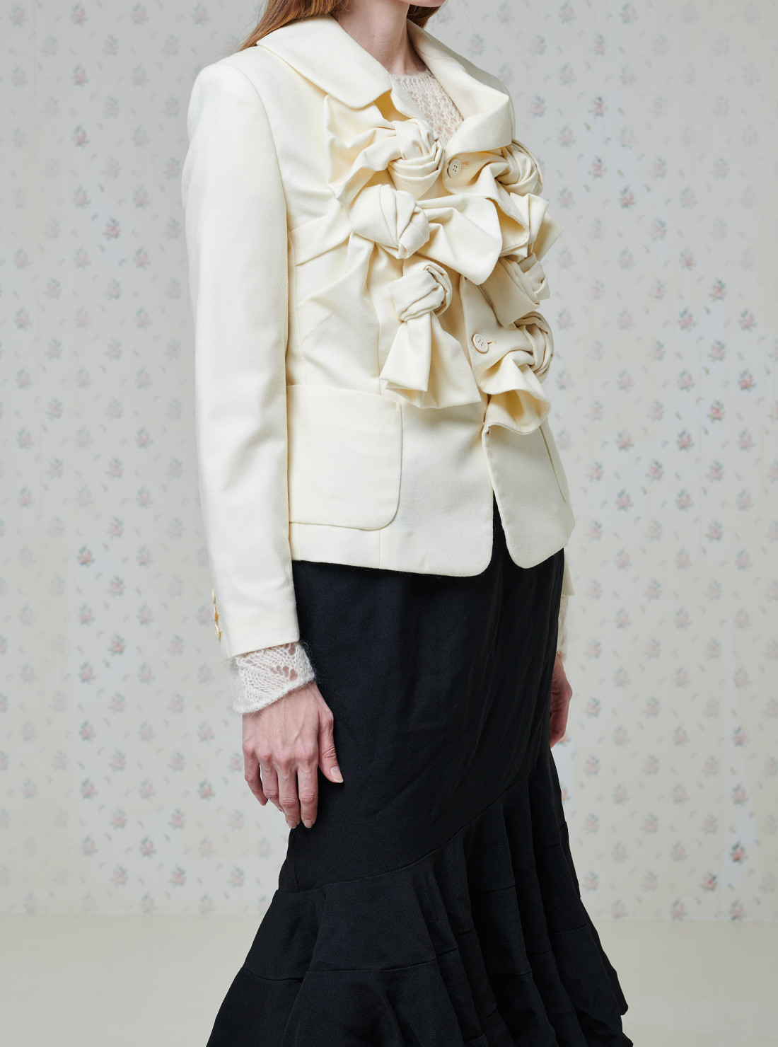 Wool blazer jacket