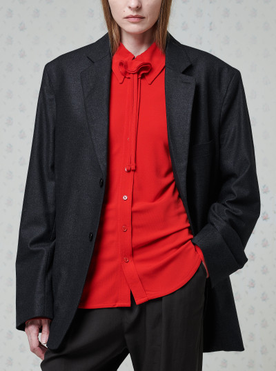 Soft single breasted jacket