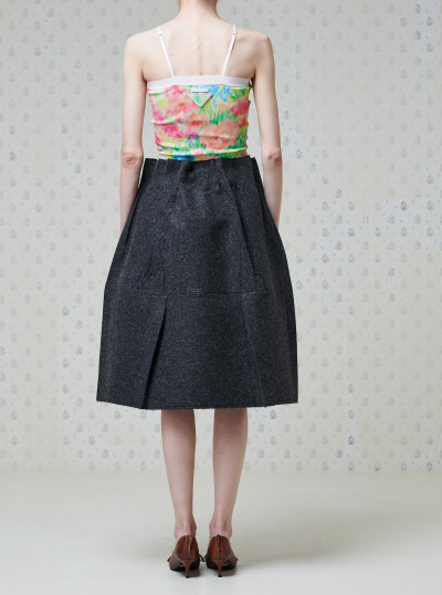Shetland wool midi skirt 2