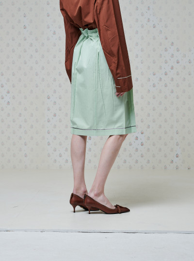 Cotton midi-skirt 2