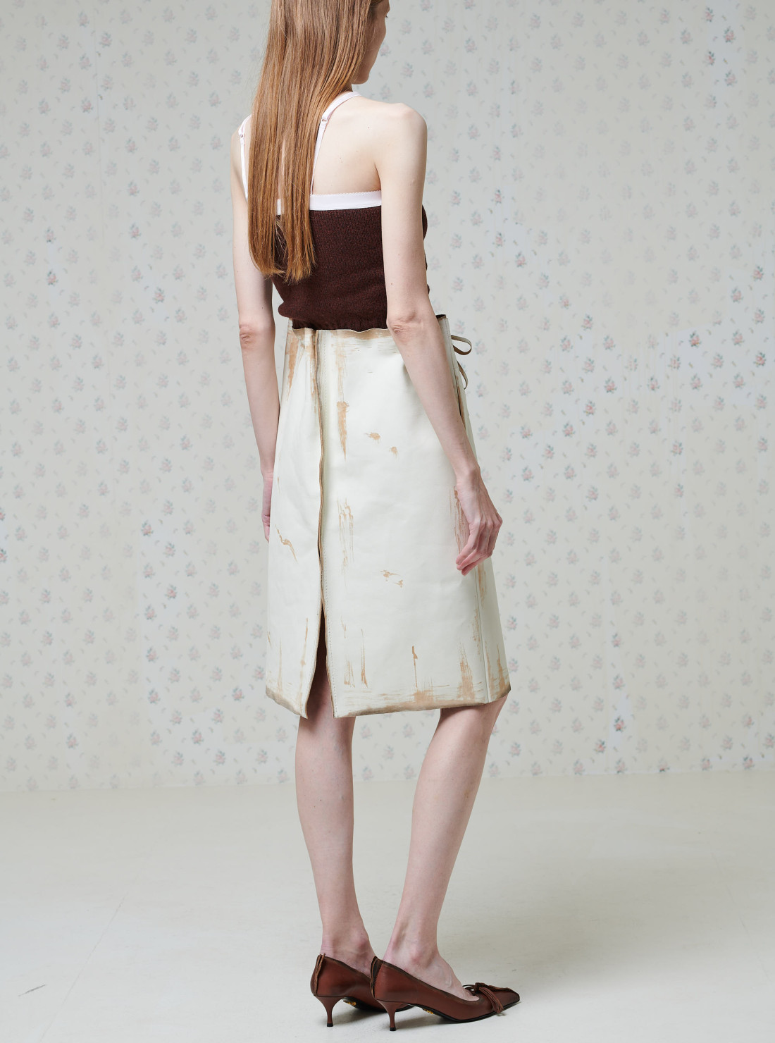 Leather skirt