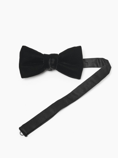 Yves bow tie in velvet 2