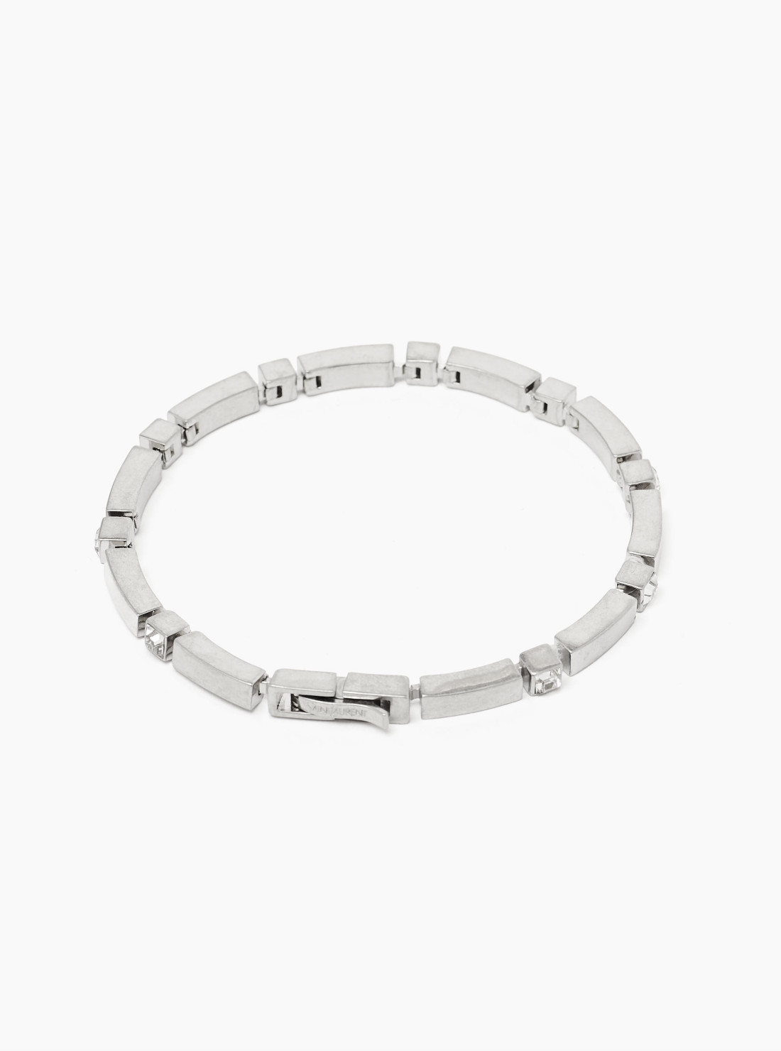 Bracelet barre en cristal et métal