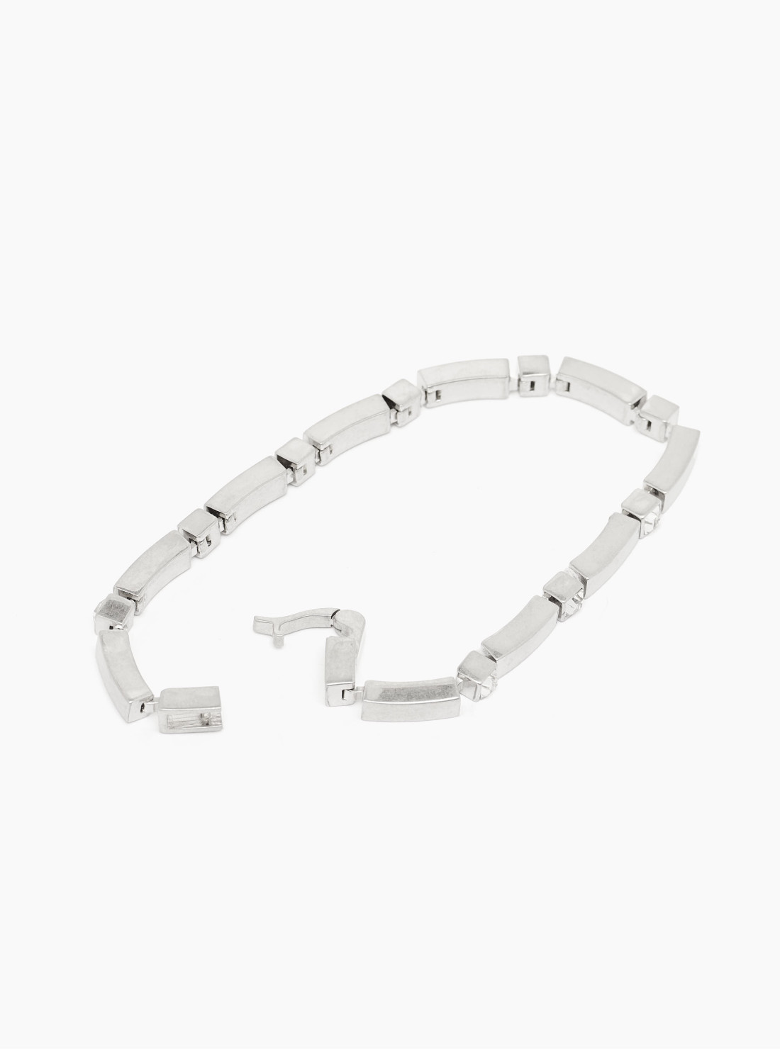 Bracelet barre en cristal et métal