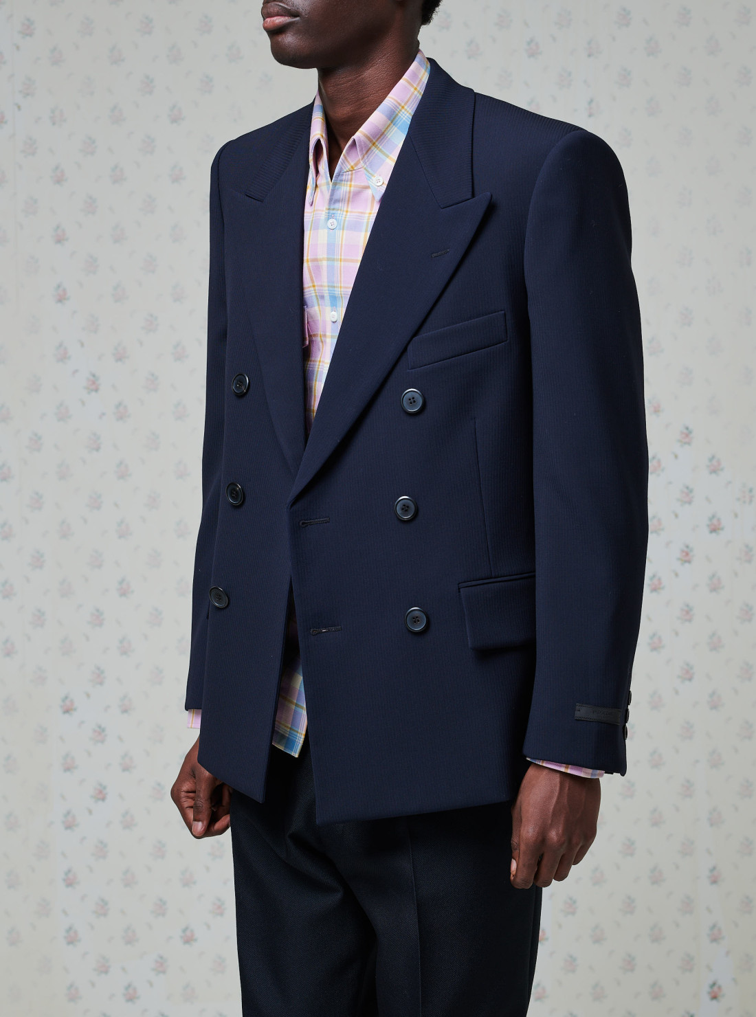 Veste croisée en laine