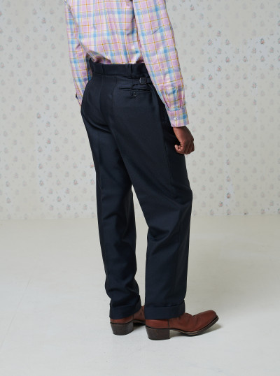 Pantalon en laine mélangée 2