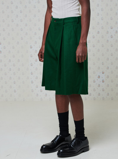 Short en laine plissé 2