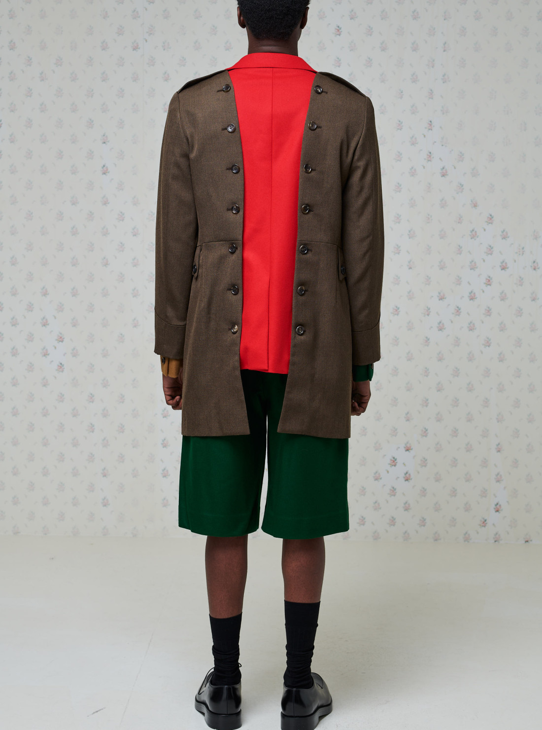 Veste superposée en laine