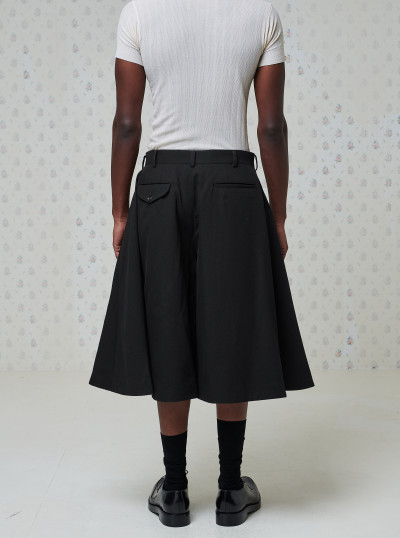 Short évasé en laine 2
