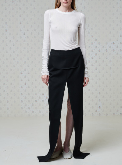 Runway Sliced Maxi Skirt 2