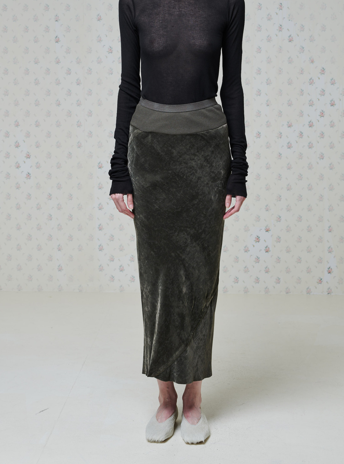 Calf Bias Skirt