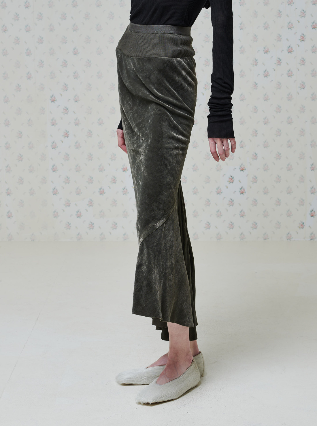 Calf Bias Skirt