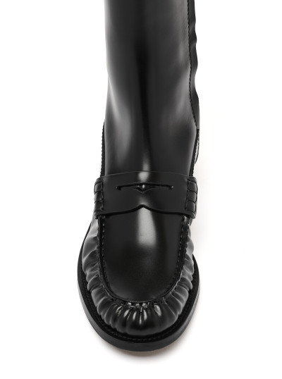 Loafer Leather Boots 2