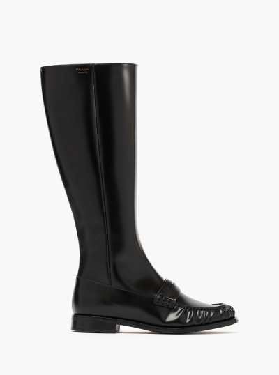 Loafer Leather Boots