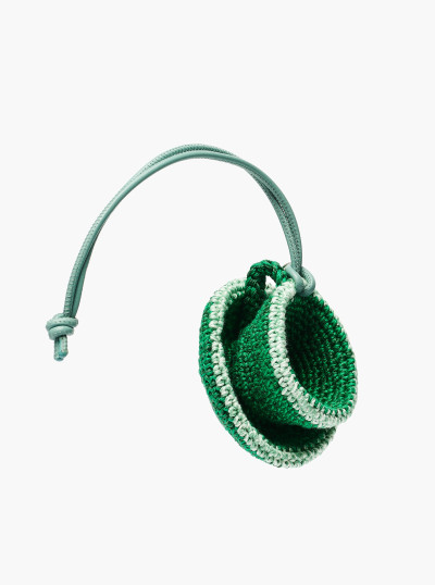 Crochet charm tea cup