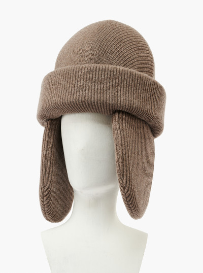 Padded Ear Muff Knitted Hat 2