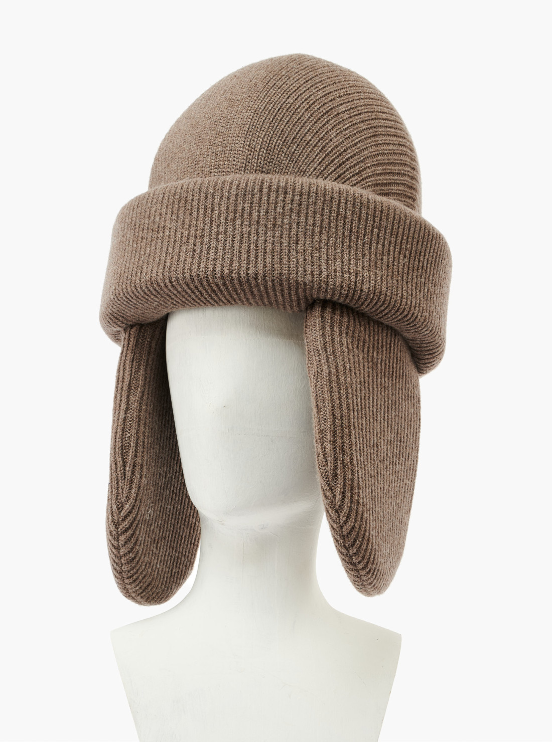Padded Ear Muff Knitted Hat