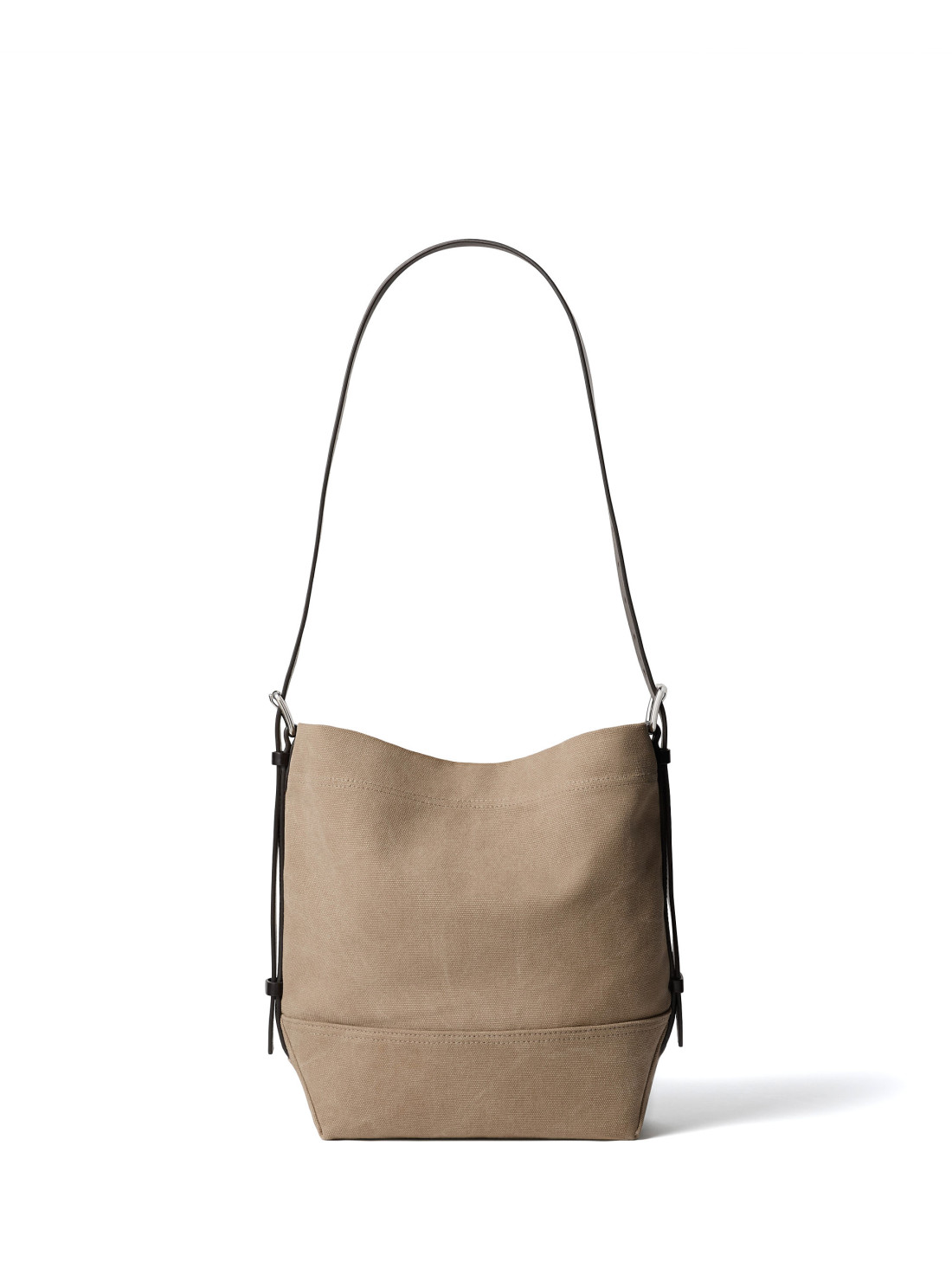 Small Belted Tote in tie-dye cotton...