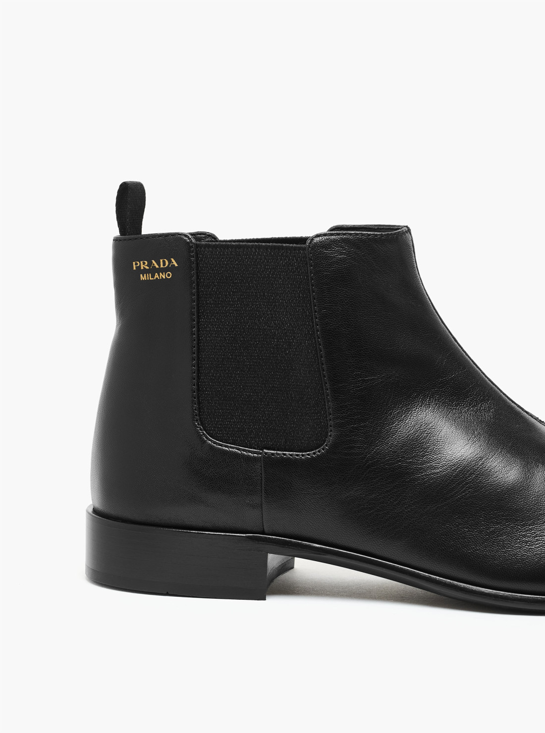 Leather booties