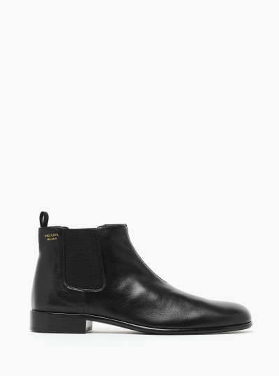 Leather booties