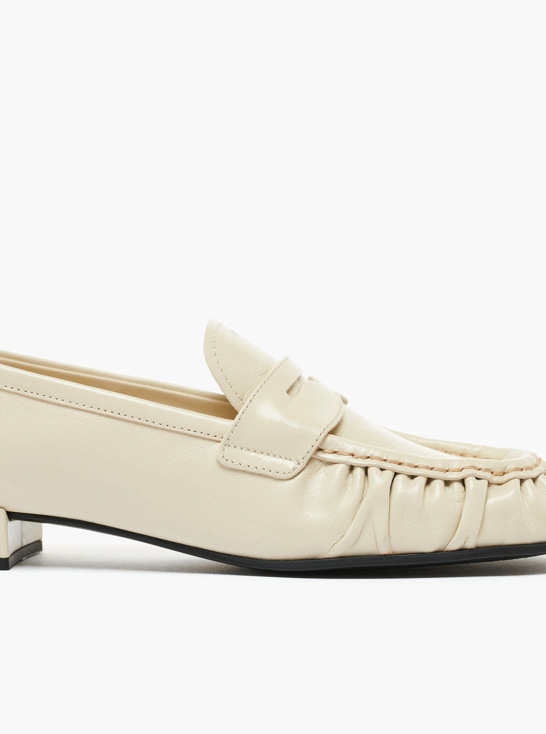 Leather loafers