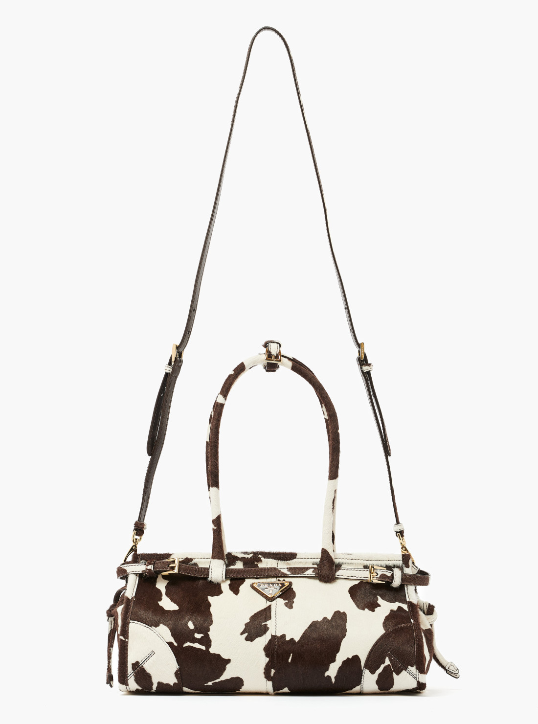 Bonnie medium printed leather handbag