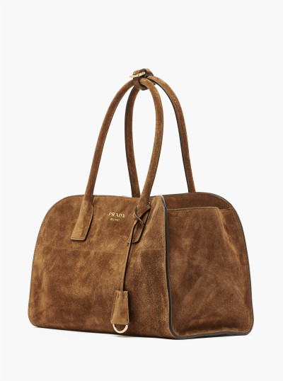 Medium suede tote bag 2