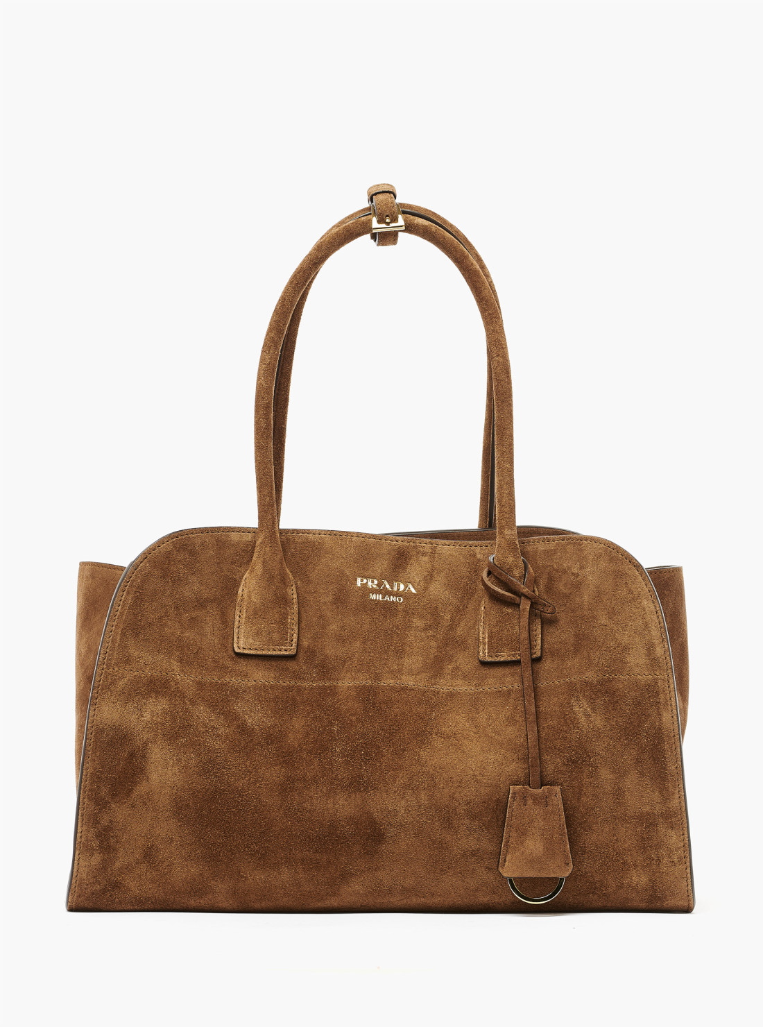 Medium suede tote bag