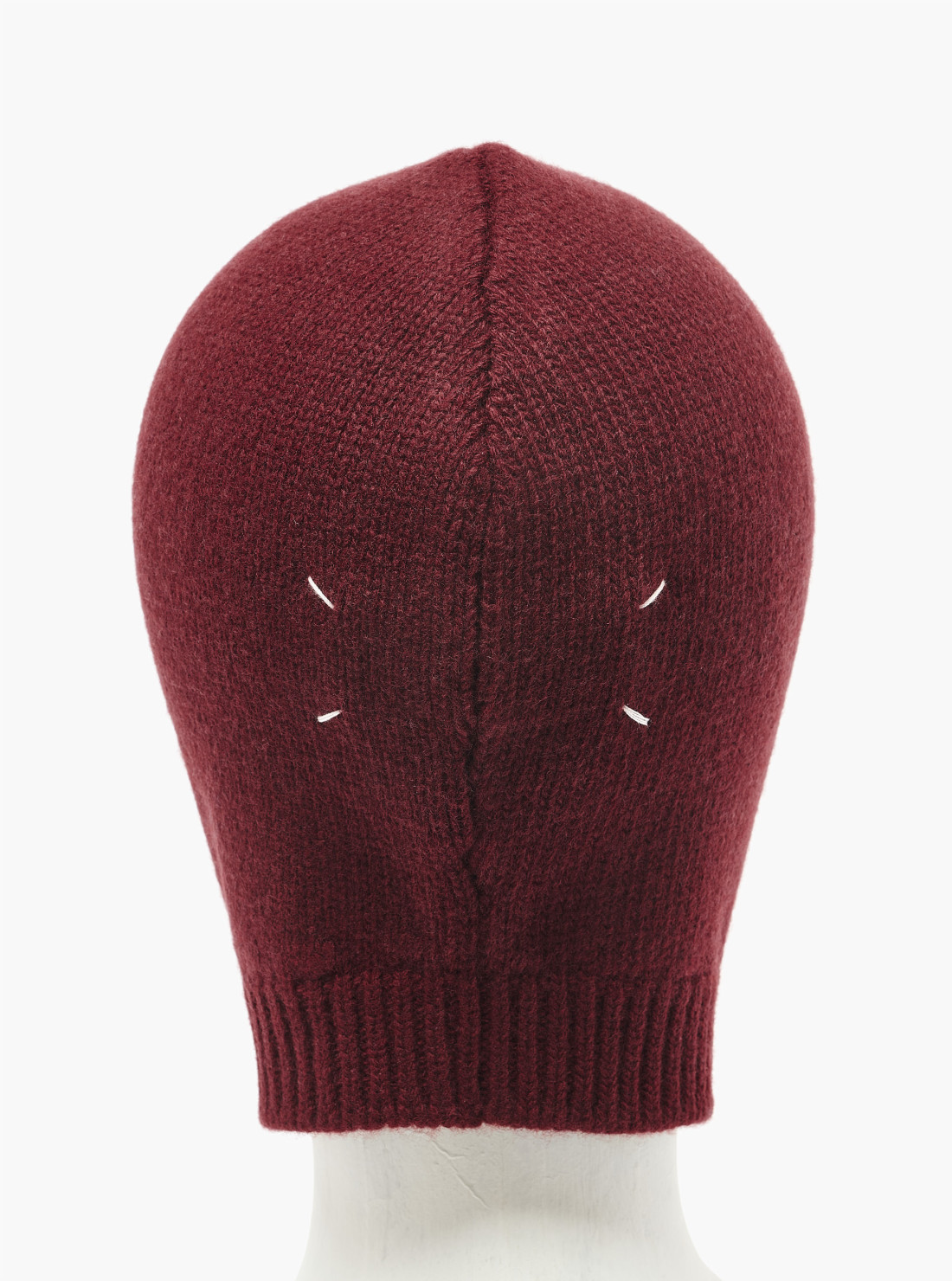 Wool knit hood