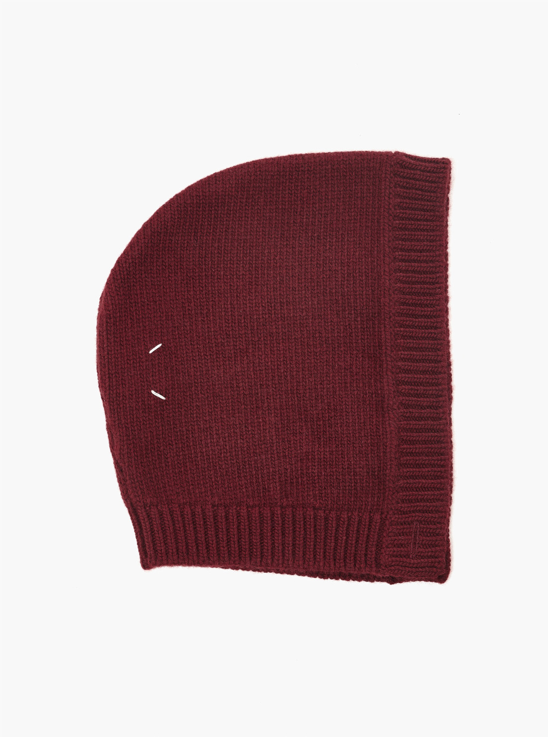 Capuche en maille de laine