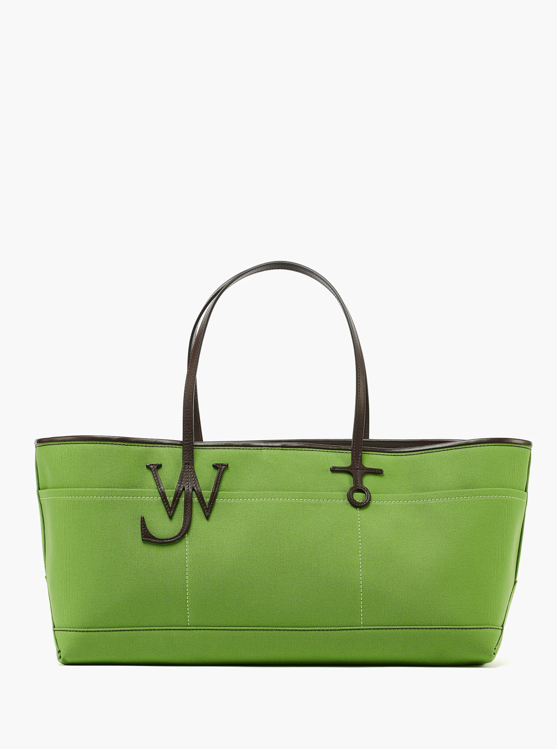 Stretch anchor canvas & leather tote...