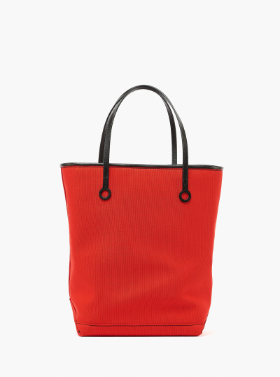 Grand sac cabas rouge en... 2
