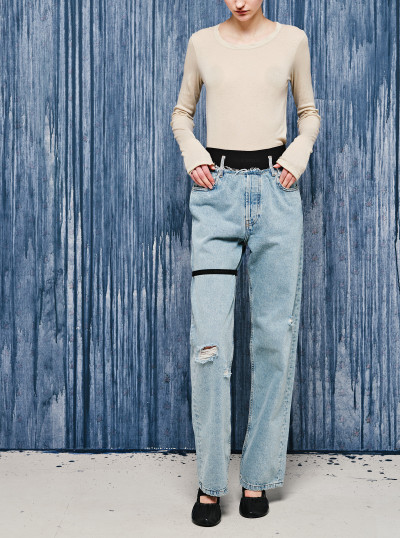 Jean ceinture élastique 2