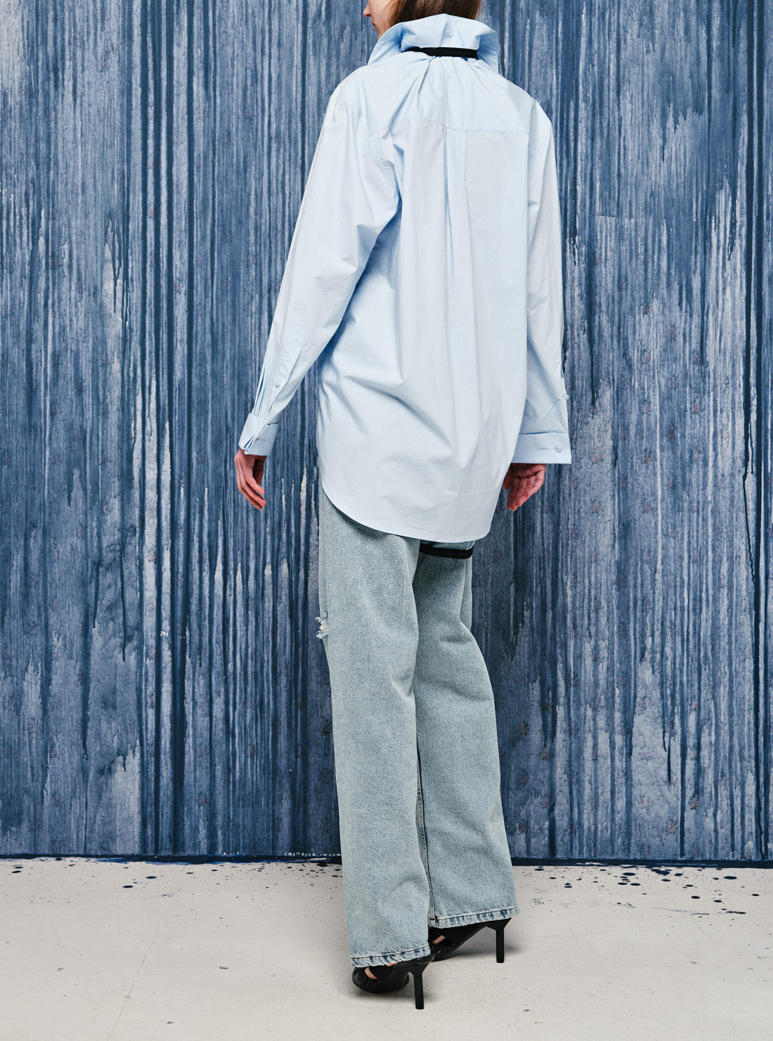 Chemise col élastique
