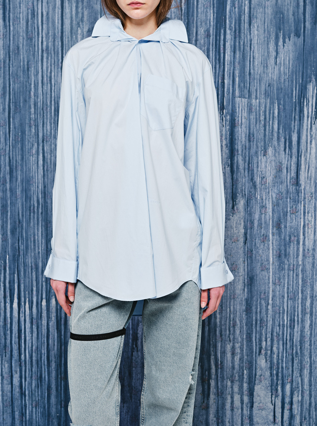 Elasticated Collar shirt